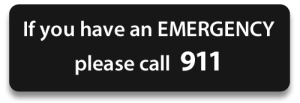 If you have an emergency please call 911