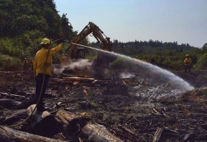 Point No Point beach fire suppression