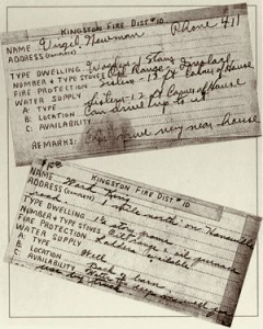 Kingston District #10 pre-fire records