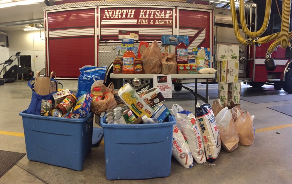 Food Bank Donation 121515 North Kitsap Fire & Rescue