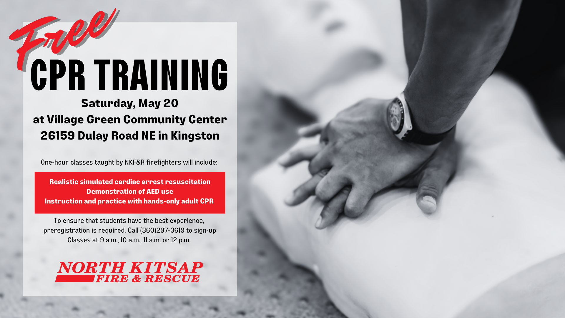 CPR & AED TRAINING (3) North Kitsap Fire & Rescue